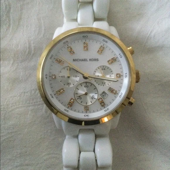 Michael Kors | Accessories | Euc Michael Kors White Resin  display picture 1